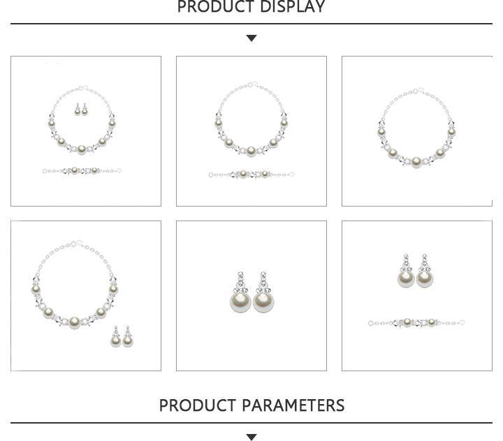 Silver Jewelry Set for Young People with Pearls