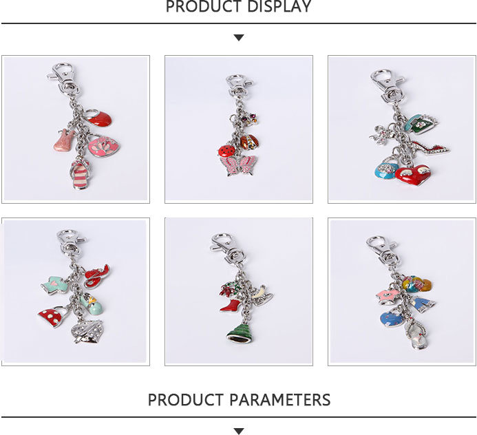 Fashion Pink Keychain with Diamond for Women