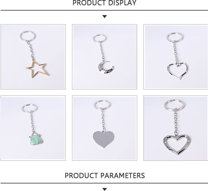 Fashion Golden Keychain with Star Shape