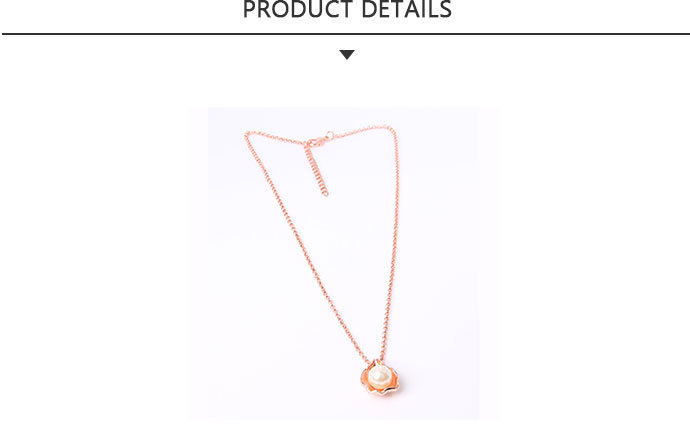 Most Popular Fashion Jewelry Gold Pearl Pendant Necklace