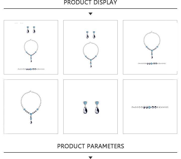 Best Selling Pearl Jewelry Set with Sapphire