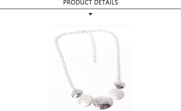 Customized Fashion Jewelry Costume Jewelry Silver Necklace