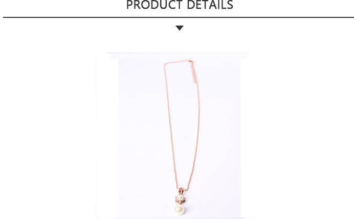 Most Popular Fashion Gold Pearl Pendant Necklace