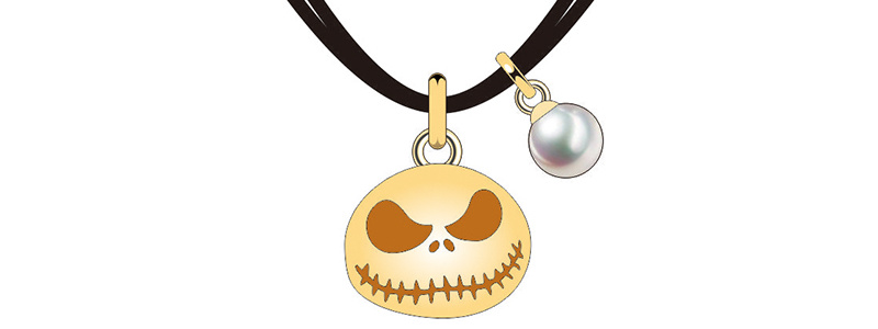 Halloween Funny Pumpkin Lantern Pattern Design Jewelry Set
