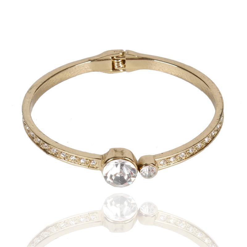 Luxury Stylish Diamond Gold Bangle