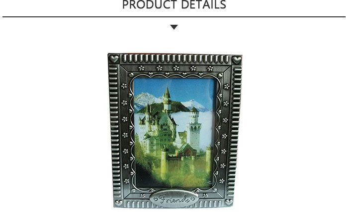 Vintage Photo Frame with Delicate Carving