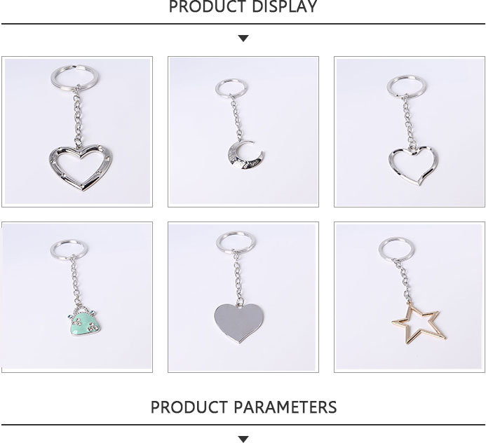 Wholesale Fashion Heart-Shaped Keychain with Diamond