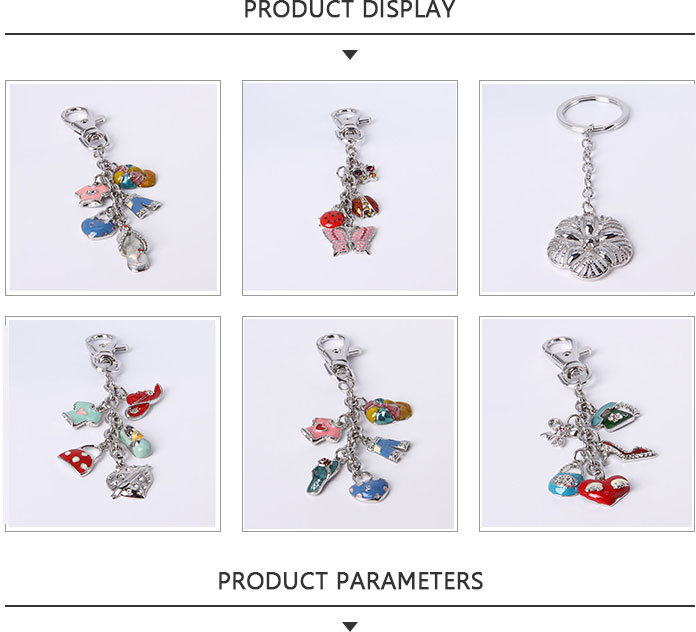 Fashion Alloy Keychain with Clothes Pattern