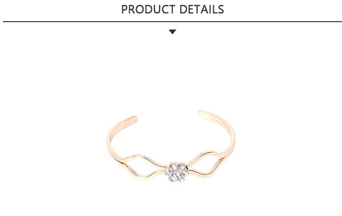Wholesale Fashion Jewelry Open Bracelet with Rhinestone