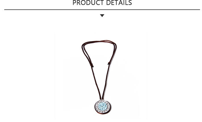 Durable Fashion Jewelry Beaded Round Pendant Necklace