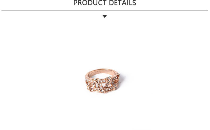 Wholesale Fashion Jewelry Round Gold Ring