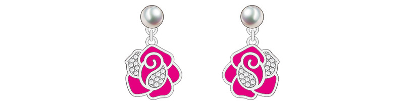 Customized Logo Chinese Style Plum Blossom Pattern Strong Spirit Jewelry Set