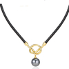 French Vintage Senior Original Niche Design Necklace Collarbone Chain Change Diamond Colored Gem Necklace