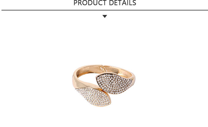 Fashion Gold Plated Bangle with Rhinestones