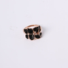 Rose Flower Fashion Jewelry Ring in Good Quality Polishing and Plating